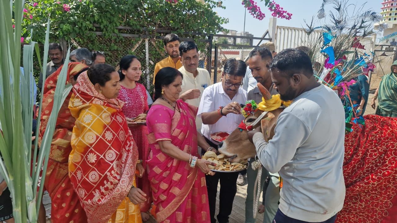 आज की भस्मारती.... सूर्य, चंद्र, त्रिपुंड और भांग से सजे बाबा महाकाल