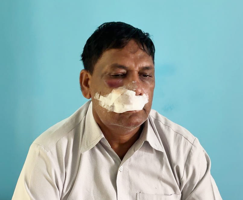 कुरुक्षेत्र। सीएम विंडों में शिकायत दर्ज करवाते मदन लाल व अन्य। विज्ञप्ति