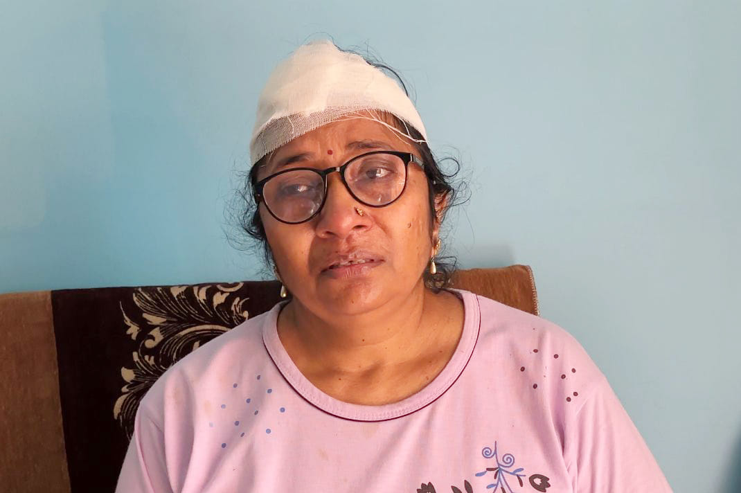 कुरुक्षेत्र। सीएम विंडों में शिकायत दर्ज करवाते मदन लाल व अन्य। विज्ञप्ति