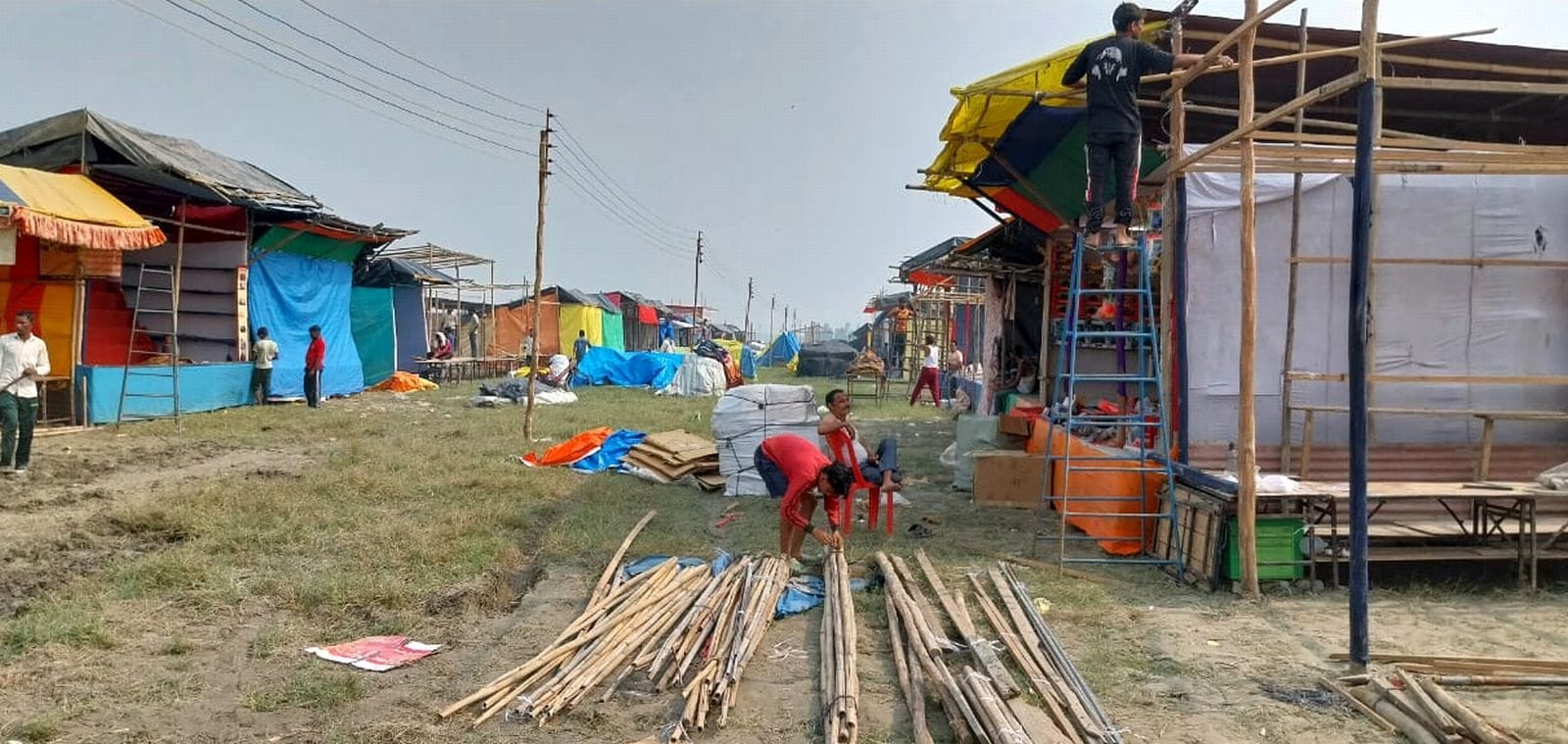 मेला ककोड़ा में बसा तंबुओं का शहर। संवाद