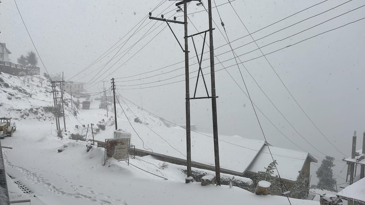 ददाहू में ठंड से बचने के लिए अलाव का सहारा लेते लोग। संवाद ददाहू में ठंड से बचने के लिए अलाव का सहारा लेते लोग। संवाद
