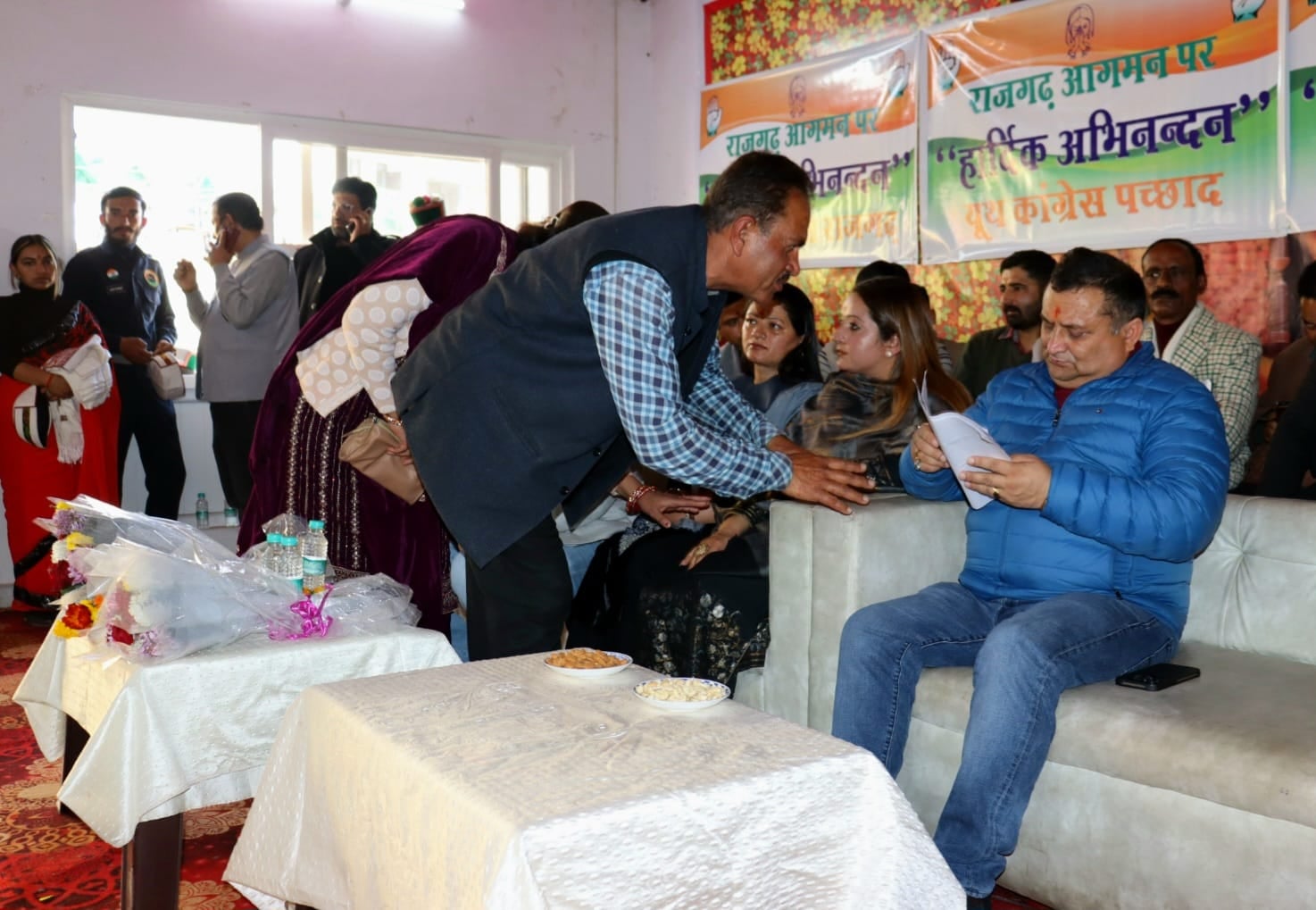 राजगढ़ में कानूनगो भवन का लोकार्पण करते विधानसभा उपाध्यक्ष। संवाद