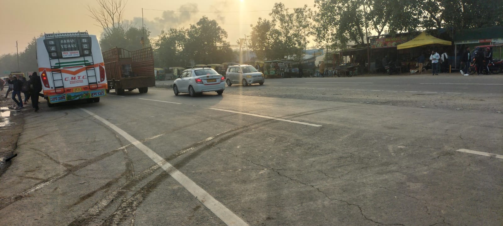 एक्सीडेंट पॉइंट..... परतापुर तिराहा
