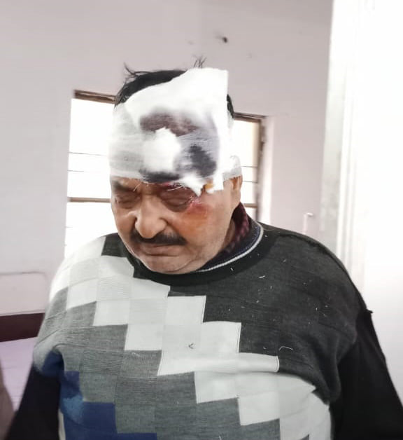 घायल सोहनपाल। संवाद घायल सोहनपाल। संवाद