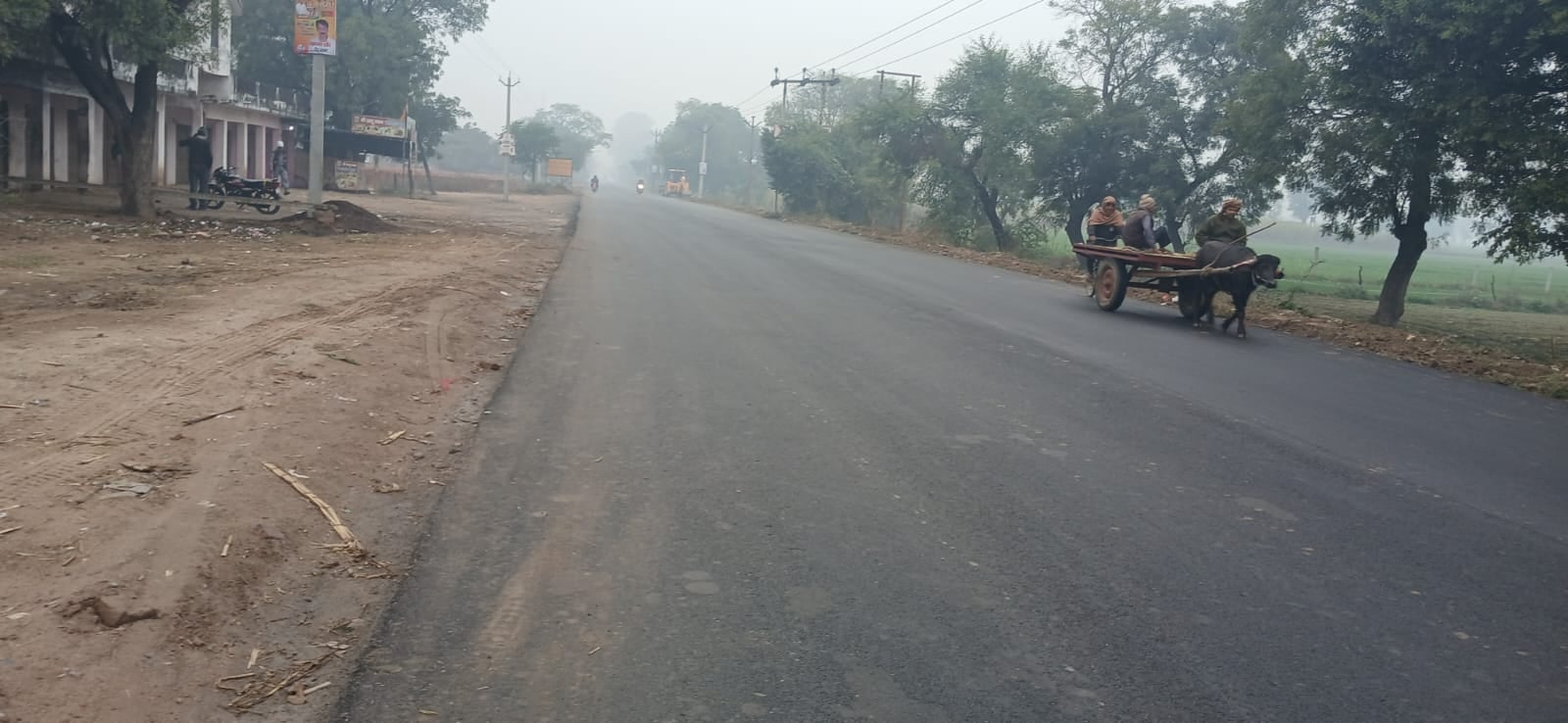 शनिवार की रात हुई बारिश के बाद शिकारपुर क्षेत्र में लहराती गेहूं की फसल। संवाद शनिवार की रात हुई बारिश के बाद शिकारपुर क्षेत्र में लहराती गेहूं की फसल। संवाद