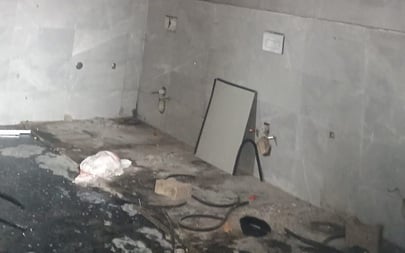 अंबाला छावनी में गांधी मैदान के पास निर्माणाधीन नाइट फूड स्ट्रीट में की गई तोड़फोड़। संवाद