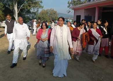 बिलासपुर के डंगार स्कूल में आयोजित कार्यशाला में उपस्थित विद्यार्थी । संवाद बिलासपुर के डंगार स्कूल में आयोजित कार्यशाला में उपस्थित विद्यार्थी । संवाद