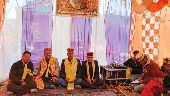 देवता सराजपाल मंदिर में दिवसीय धार्मिक आयोजन में उमड़े श्रद्धालु। संवाद देवता सराजपाल मंदिर में दिवसीय धार्मिक आयोजन में उमड़े श्रद्धालु। संवाद