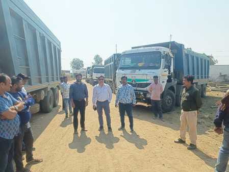 खनिज विभाग ने की कार्यवाही