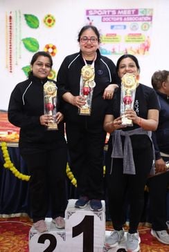 25जेएनडी29: भाला फेंक प्रतियोगिता में दम दिखाते हुए डॉ. परमिंदर कौर। स्वयं