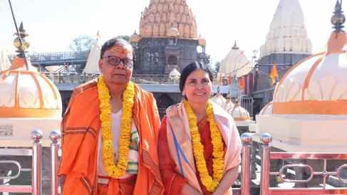 भस्म आरती श्रंगार मे बाबा महाकाल ने दिए त्रिनेत्र स्वरूप मे दर्शन, वित्त आयोग अध्यक्ष ने लिया श