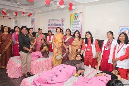 चित्तौड़गढ़ शहर में आचार्य तुलसी बल्ड फाउंडेशन की और से महिलाओं के लिए रविवार को रक्तदान शिविर 