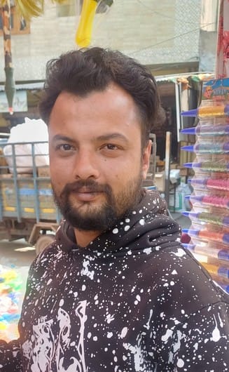 अंबाला शहर स्थित शुकलकुंड रोड पर लगा जाम। संवाद