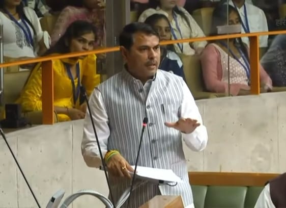 फोटो 27: चंडीगढ़ विधानसभा में राज्यपाल के अभिभाषण पर बोलते सोनीपत से विधायक निखिल मदान। स्रोत: फोटो 27: चंडीगढ़ विधानसभा में राज्यपाल के अभिभाषण पर बोलते सोनीपत से विधायक निखिल मदान। स्रोत: