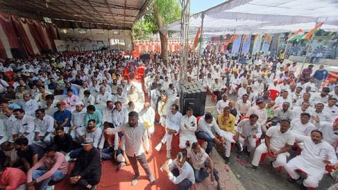 कांग्रेस के कार्यकर्ता सम्मेलन मे भाजपा सरकार को जनविरोधी नीतियों पर घेरा कांग्रेस के कार्यकर्ता सम्मेलन मे भाजपा सरकार को जनविरोधी नीतियों पर घेरा