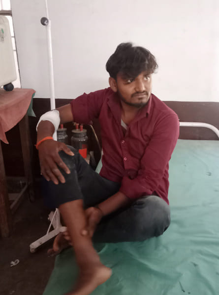 घायल शिवदेवी। संवाद