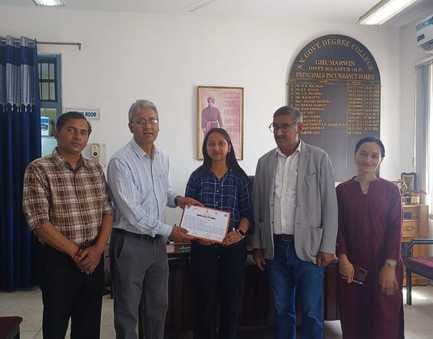 महाविद्यालय घुमारवीं में एनएसएस स्वयंसेविका व राजनीतिक शास्त्र स्नातकोत्तर अंतिम वर्ष की छात्रा महाविद्यालय घुमारवीं में एनएसएस स्वयंसेविका व राजनीतिक शास्त्र स्नातकोत्तर अंतिम वर्ष की छात्रा