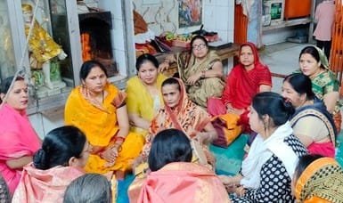 नवरात्र के तीसरे दिन काली माता मंदिर में मातारानी के दर्शनों को उमड़ी भक्तों की भीड़। संवाद