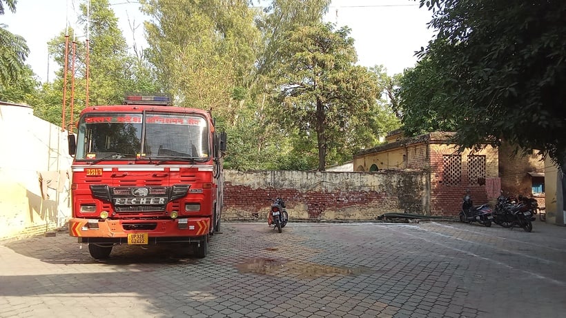 शामली का फायर स्टेशन । संवाद शामली का फायर स्टेशन । संवाद