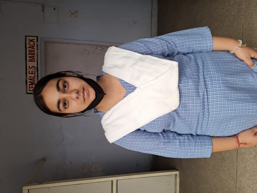 छात्रा पूजा । अमर उजाला 
