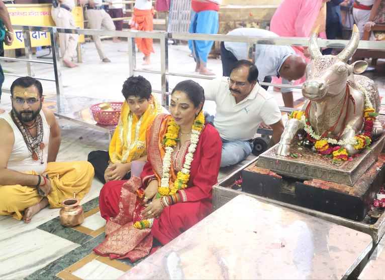 बाबा महाकाल की भस्मारती। 