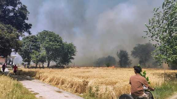 अंब के कटोहड़ खुर्द में पंचायत उप प्रधान राजकुमार धीमान व पटवारी हरि चंद नुकसान का जायजा लेते ह अंब के कटोहड़ खुर्द में पंचायत उप प्रधान राजकुमार धीमान व पटवारी हरि चंद नुकसान का जायजा लेते ह