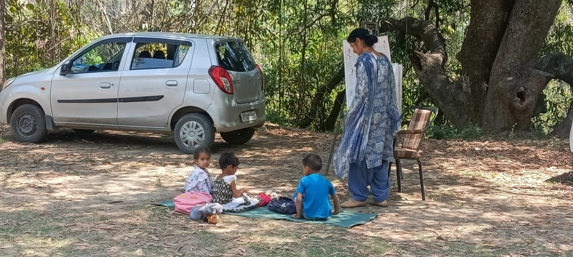 राजकीय प्राथमिक पाठशाला कोटला का भवन। संवाद