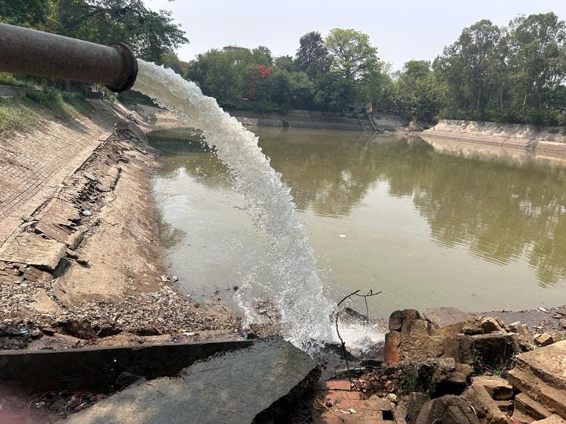 28सीटीके03 जेएलएन नहर में पहुंचा पानी। संवाद 28सीटीके03 जेएलएन नहर में पहुंचा पानी। संवाद