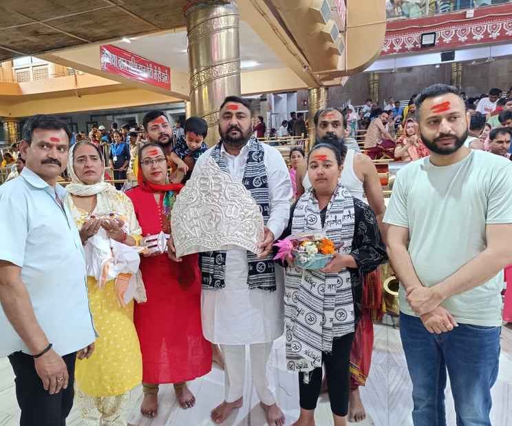 बाबा महाकाल का भस्म आरती श्रंगार। 