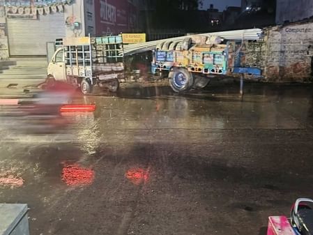 भीलवाड़ा और शाहपुरा में मौसम का बदला मिजाजरू बारिश और ओलों से गर्मी से राहत