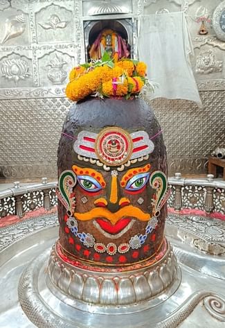 बाबा महाकाल की भस्म आरती। 