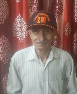 गुलशन राय चानना,वारंट अफसर,भूतपूर्व सैनिक ।