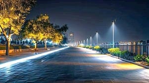 हमीदा हेड के पास बनाए जाने वाले पार्क का डिजाइन। हमीदा हेड के पास बनाए जाने वाले पार्क का डिजाइन।