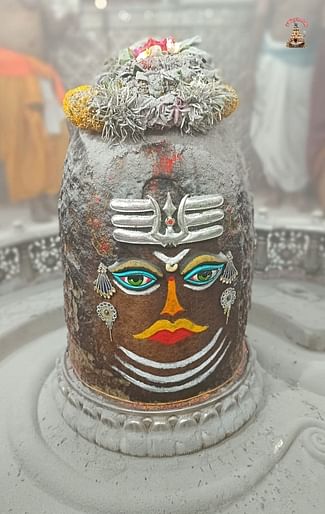 बाबा महाकाल की भस्म आरती। 
