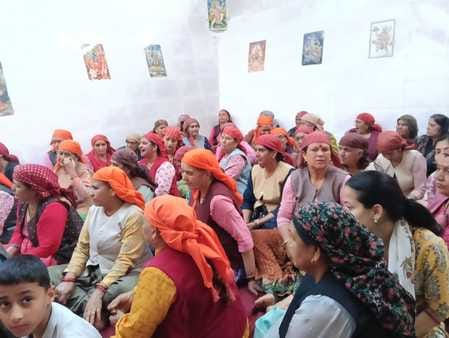 शिंगला में नरसिंह जंयती पर भजन-कीर्तन पर झूमे लोग। संवाद शिंगला में नरसिंह जंयती पर भजन-कीर्तन पर झूमे लोग। संवाद