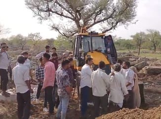 चितौड़गढ़ जिले के निंबाहेड़ा क्षेत्र में जमीन विवाद को लेकर दो पक्षों में हुआ विवाद।