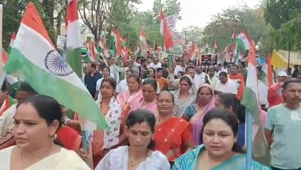 देशभक्ति से ओतप्रोत बैतूल में भव्य तिरंगा यात्रा