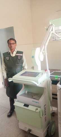 निगोही सीएचसी में बंद पड़ा एक्स-रे कक्ष। संवाद निगोही सीएचसी में बंद पड़ा एक्स-रे कक्ष। संवाद