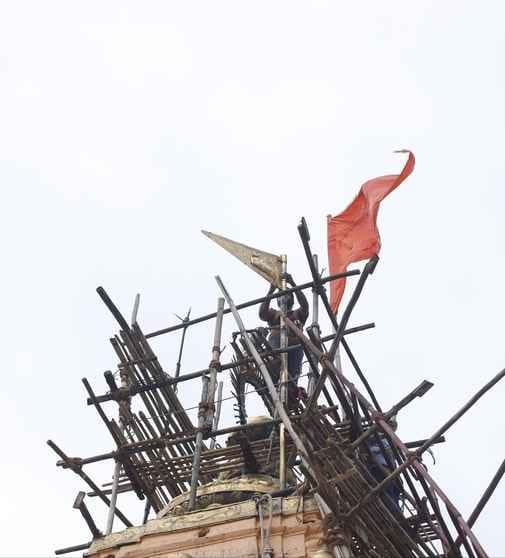 श्री गणेश स्वरूप मे दिए दर्शन