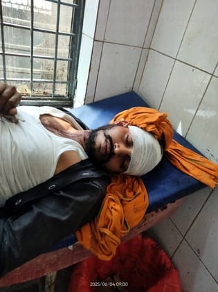 फोटो घायल अशोक व जितेंद्र