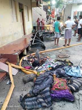 सुबह 5 बजे लगी थी आग। 