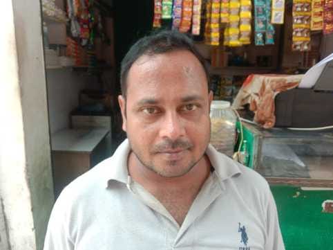 पूरनपुर के लाइन पर में बनी पानी की टंकी। संवाद