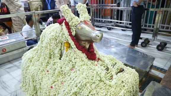 मोगरे से हुआ श्रृंगार