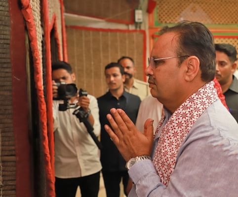 मुख्यमंत्री भजनलाल शर्मा राजसमंद में सभा को संबोधित करते हुए फोटो -अमर उजाला