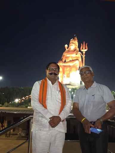 श्रीयादे माटी कला बोर्ड अध्यक्ष  प्रहलाद राय टाक रहे दौरे पर