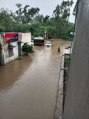 चित्तौड़गढ़ जिले में व्यापक बरसात से पानी की आवक हुई है।