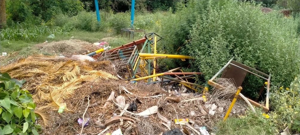 फोटो संख्या:60- हुड्डा पार्क में खराब पड़ा बड़ा फव्वारा--संवाद फोटो संख्या:60- हुड्डा पार्क में खराब पड़ा बड़ा फव्वारा--संवाद