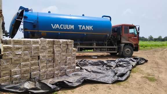 वैक्यूम टैंकर में स्कीम बनाकर राजस्थान से गुजरात ले जाई जा रही थी अवैध शराब, एसपी ने किया खुलास