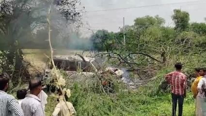 बाड़मेर में भीषण सड़क हादसा, स्कॉर्पियो में लगी आग