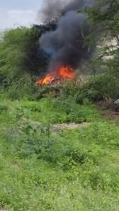 बाड़मेर में भीषण सड़क हादसा, स्कॉर्पियो में लगी आग